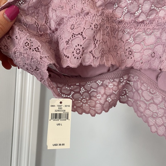 Aerie Lacey rose bralette - Picture 3 of 5